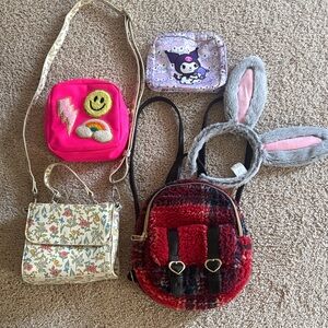 Target Kids' Red and Pink Bag Set with Bunny Ears